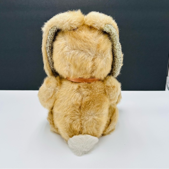 Vintage 90s Chosun Golden Bunny Rabbit Plush Stuffed Animal 11” Easter - Picture 5 of 11